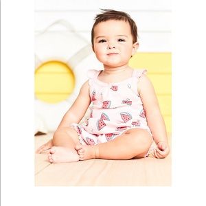 Baby Girl Watermelon Tank Rompers by Carter’s 9 Months *Bundle eligible
